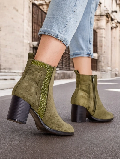 Royalfashion Womneno's git heil boots Venotto