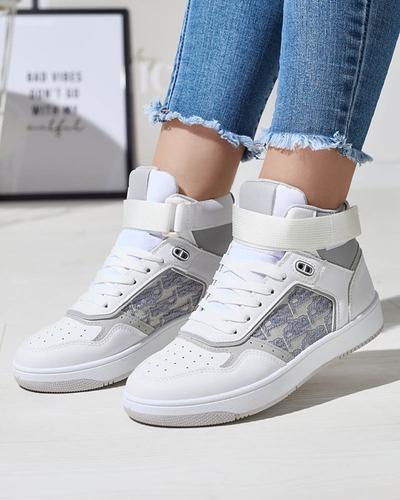 Women's white Xosa high sneakers - Footwear