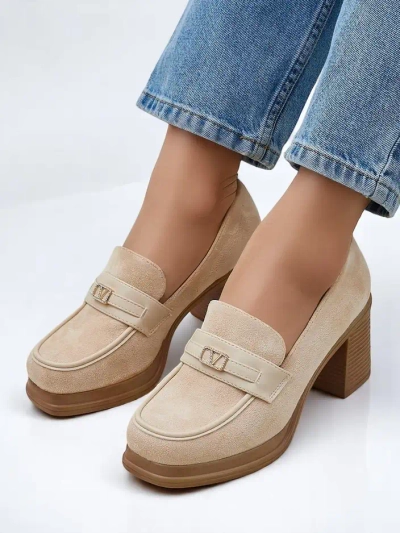 Royalfashion naiste plokktallaga loafers Evelay