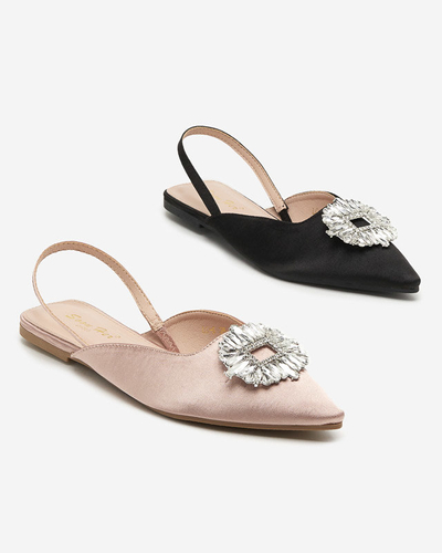 OUTLET Black ballerina slippers Etalli. Footwear