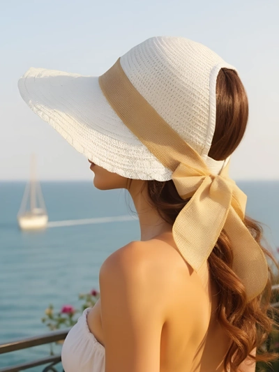 Royalfashion Women's straw hat Mira Flare