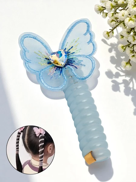 Royalfashion Juuksekumm vedrukujuline liblikaga Spring Butterfly