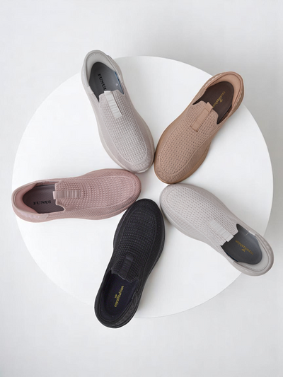 Royalfashion Women's Slip-On Textile Sports Shoes Secat