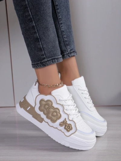 Royalfashion Women's Sneakers with Decorative Upper Nendales