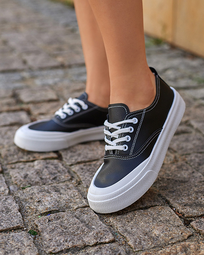 Lorino Black Women's Sneakers - Footwear