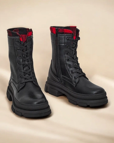 Royalfashion Eco leather women's ankle boots workery Fezze