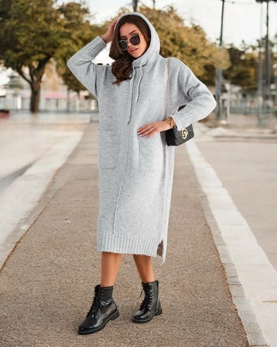 Royalfashion Women's long sweater dress
