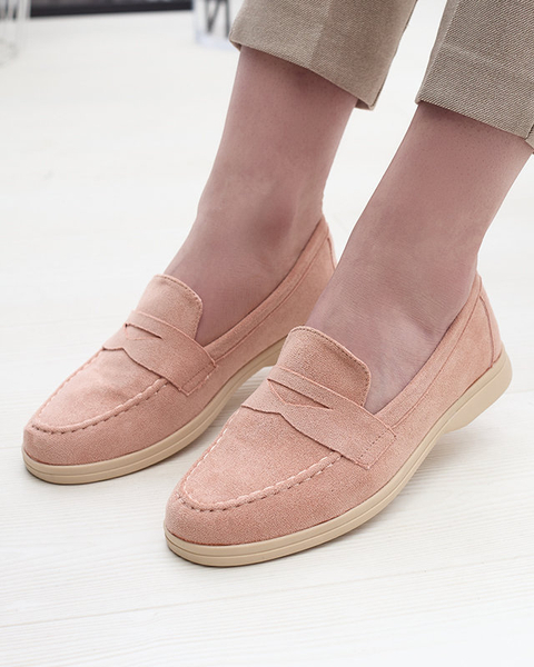 Naiste öko-mokassinad roosas Daffer- Footwear