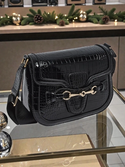 Lakitud väike naiste käekott ökonahast Lurenn