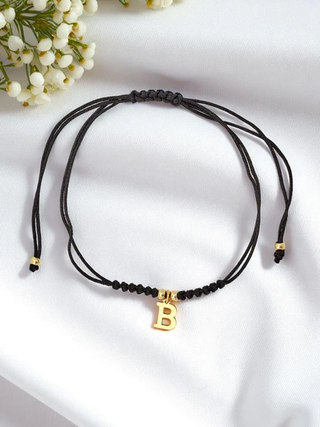 Women's bracelet with the letter B