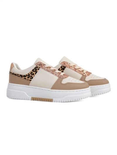Royalfashion Women's sneakers with glitter Qisofi