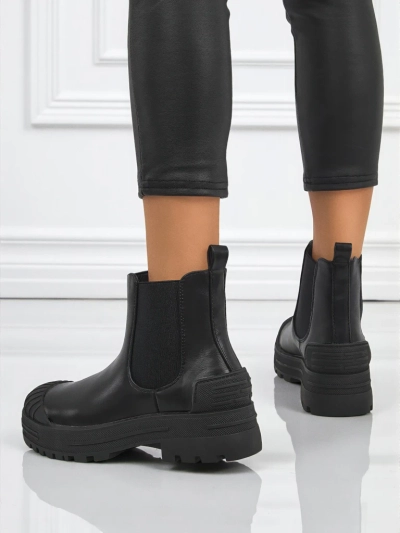 Amber Veil Platform Ankle Boots