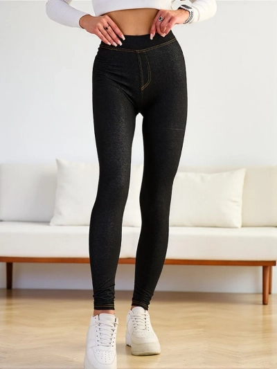 Bellissima Elegante mustad leggingsid