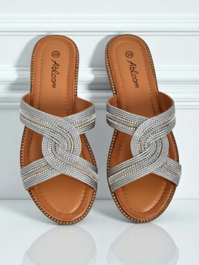 Royalfashion Женские шлепанцы плетеные Woven Breeze