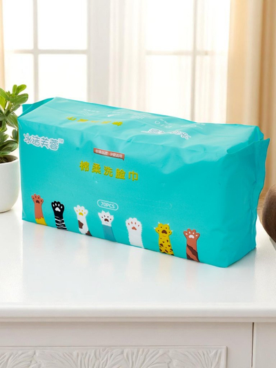 Puuvillased niisked salvrätikud 70 tk.