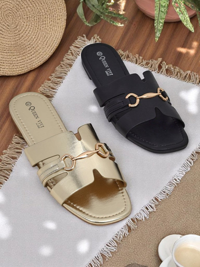 Royalfashion Женские тапочки на плоской подошве Lina