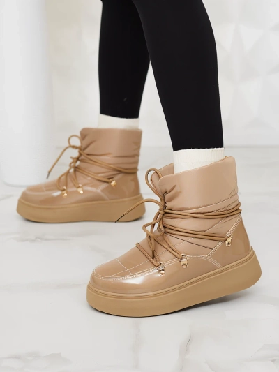 Royalfashion Naiste liibuvad lumesaapad pruuni värvi Dabenda