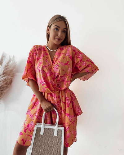 Royalfashion Naiste originaalmustriga minikleit