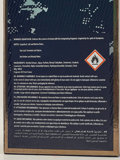 Вдохновленный парфюм для мужчин Winners Squad Blue