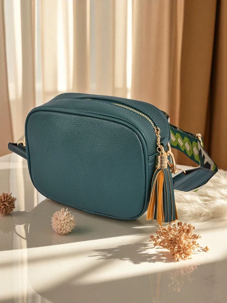 Royalfashion Väike naiste öko-nahast käekott värvilise rihmaga Kovi Lace