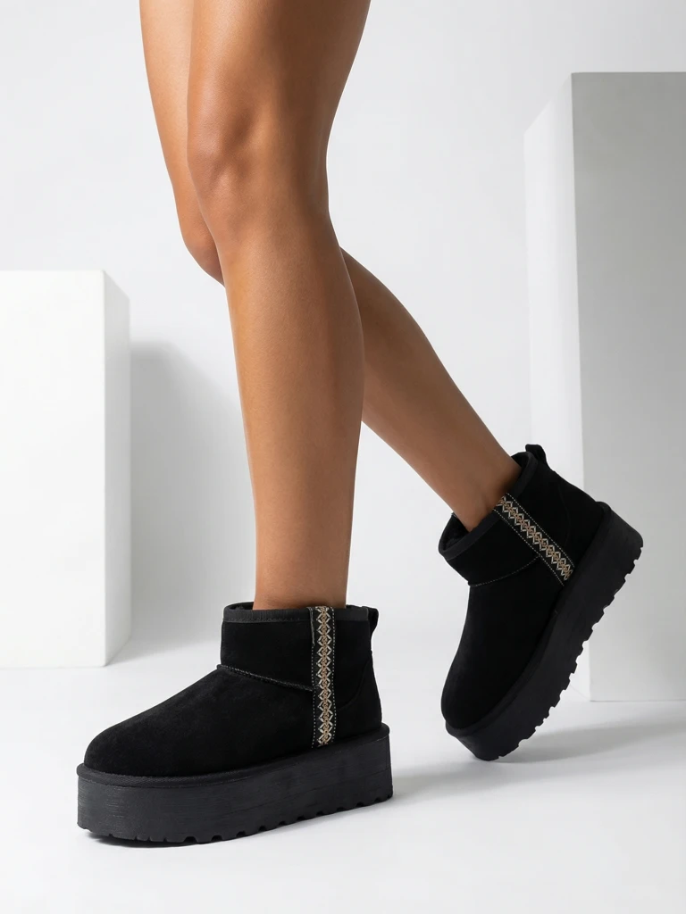 Royalfashion Short woctash arct'ul snow boots a'la Haluzi