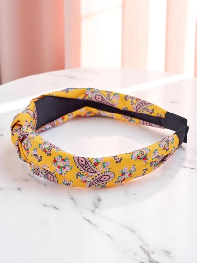 Royalfashion Molly Twist mustriga punutud peapael