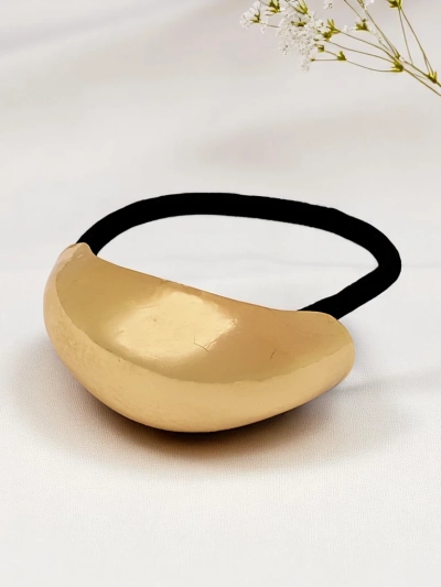 Royalfashion Hair tie with semicircular ornament Halfmoon Twist