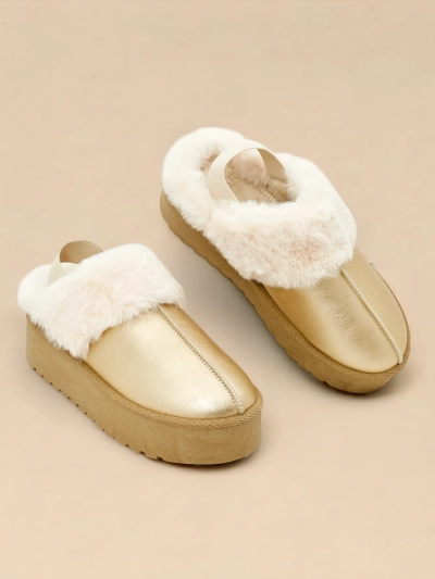 Royalfashion Short ankle boots without heel in snow boots style for women Ebiz
