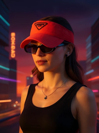 Royalfashion Neon Glow päikesesirm