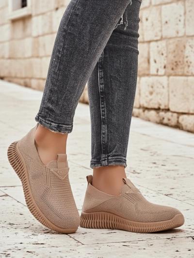 Royalfashion Женские тканевые спортивные слипоны Serra