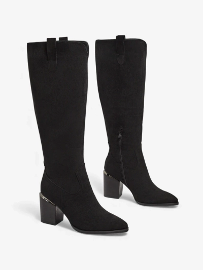 Naiste öko-seemisnahast plokk-kontsaga saapad Ferrevi