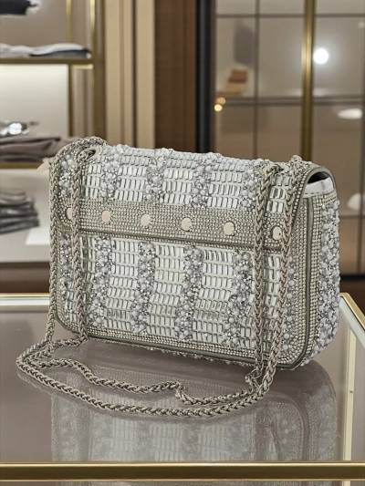 Women's Envelope Clutch with Cubic Zirconia Zyora