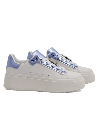 Bella Corsa Ecru Handmade Women's Sneakers