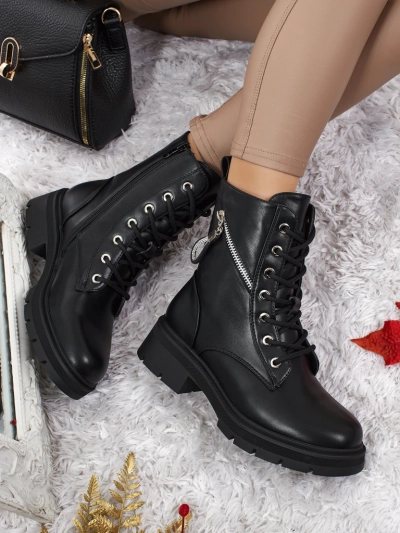 Women's Kassira Worker Boots with Embellishments