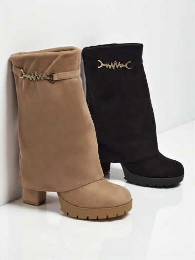 Botki Flora helepruunid elegantsed sügiseks