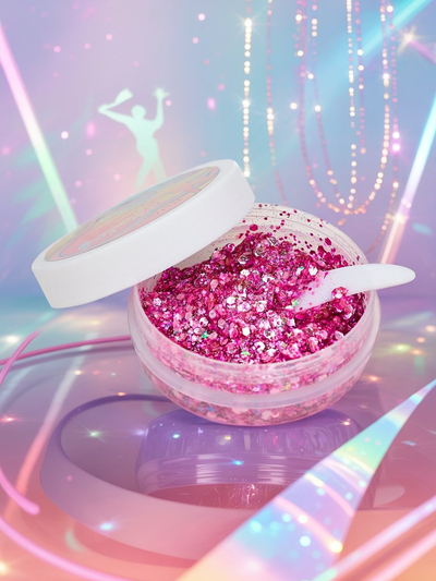 Säraželee näokaunistuseks roosas värvitoonis