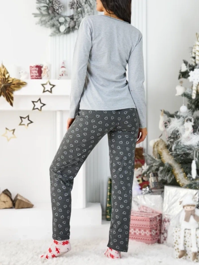 Юбки Royalfashion Женские пижамы с сердечками из хлопка