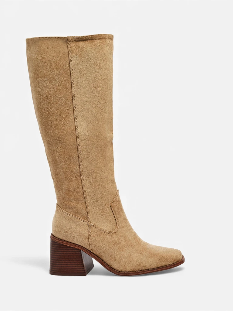 Women's Ernala Eco-Suede Block Heel Boots