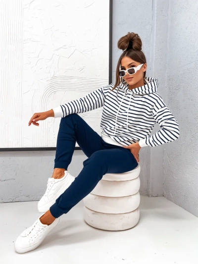 Royalfashion Women's tracksuit set in stripes