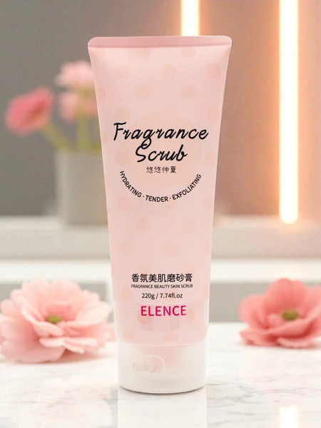 Fine-grained face and body scrub, perfumed