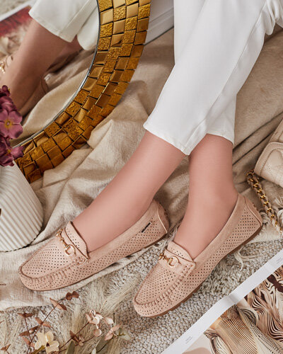 Royalfashion Женские ажурные мокасины Mill