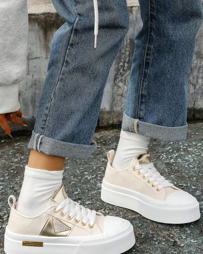 Royalfashion Naiste platvormi tossud Kuldtsoon