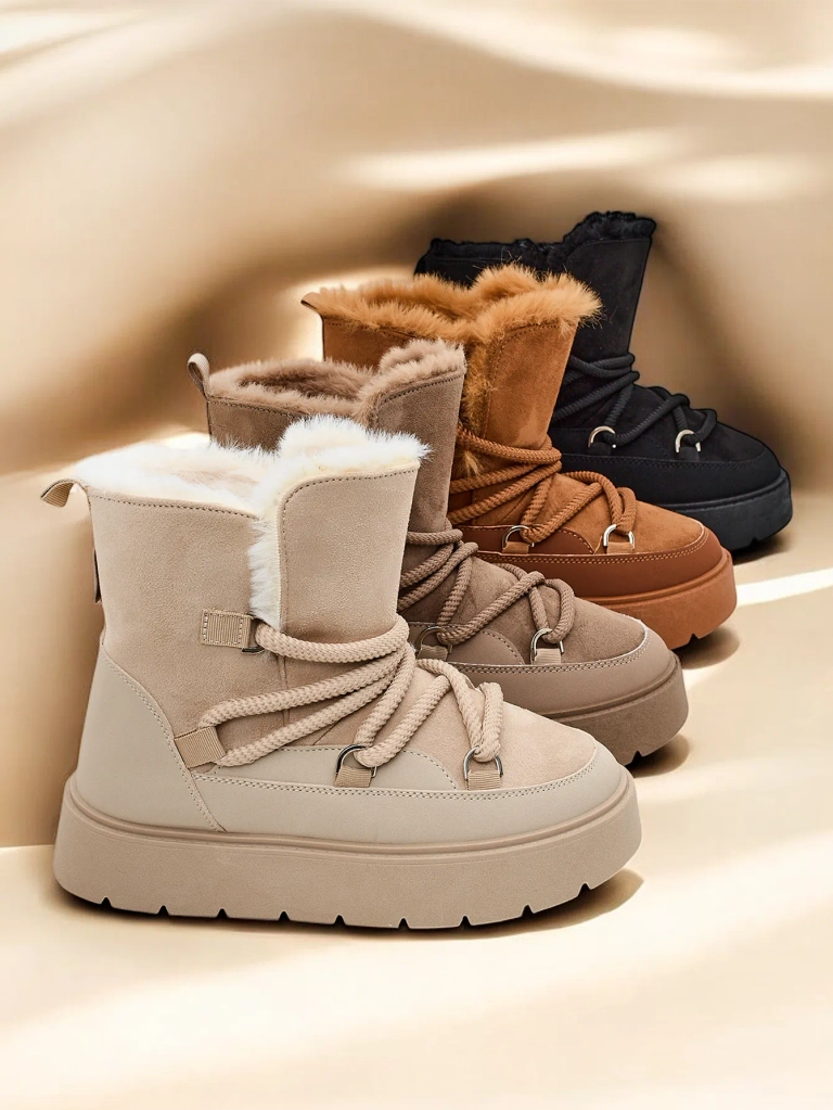 Royalfashion Fämi Lace-up Snow Boots Liloz