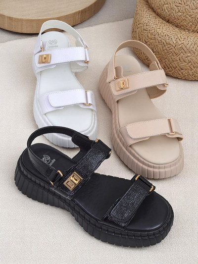 Royal Fashion Women's chunky-sole sandals Aganda