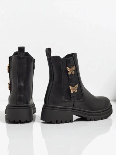 Eko-nahast naiste poolsaapad liblikatega Bravelle