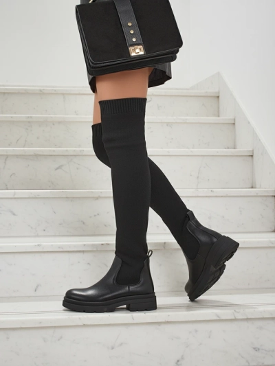 Orlina Women's Long Slip-on Boots