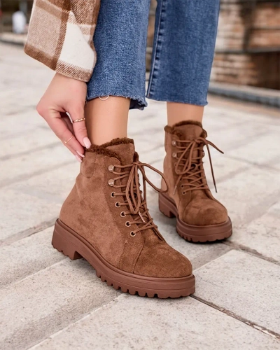 Женские ботинки на шнуровке Royalfashion Vesot