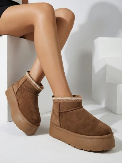 Royalfashion Women's short boots a'la snow boots Xoalla