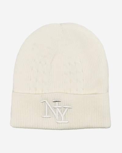 Royalfashion Ecru insulated women's cap