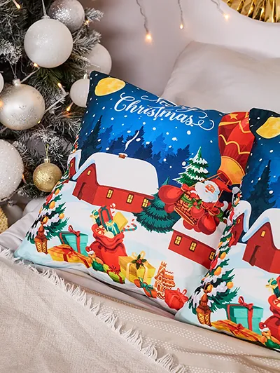 Royalfashion Ornamental Christmas cushion cover